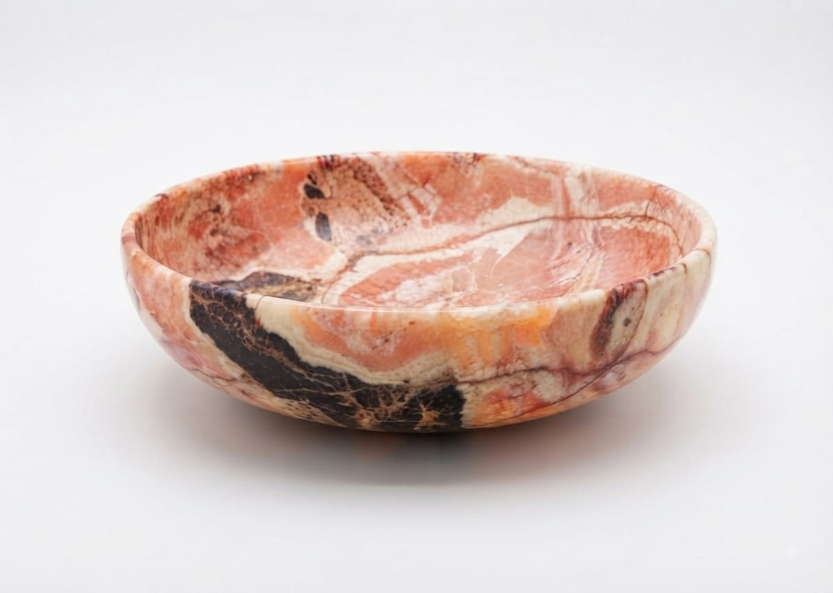 The Heritage Amber Alabaster Urn Vase