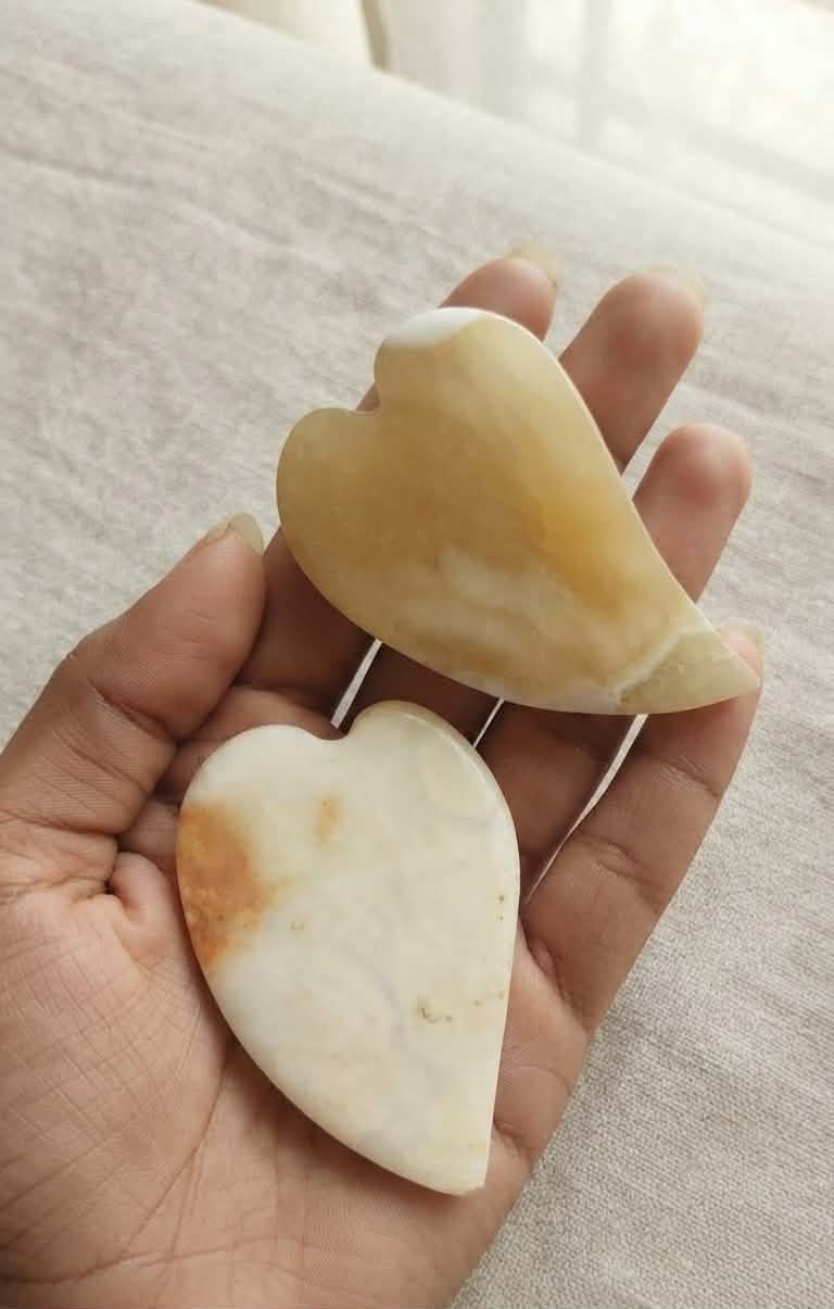 lNile Alabaster Hearts - Signature Set of 5