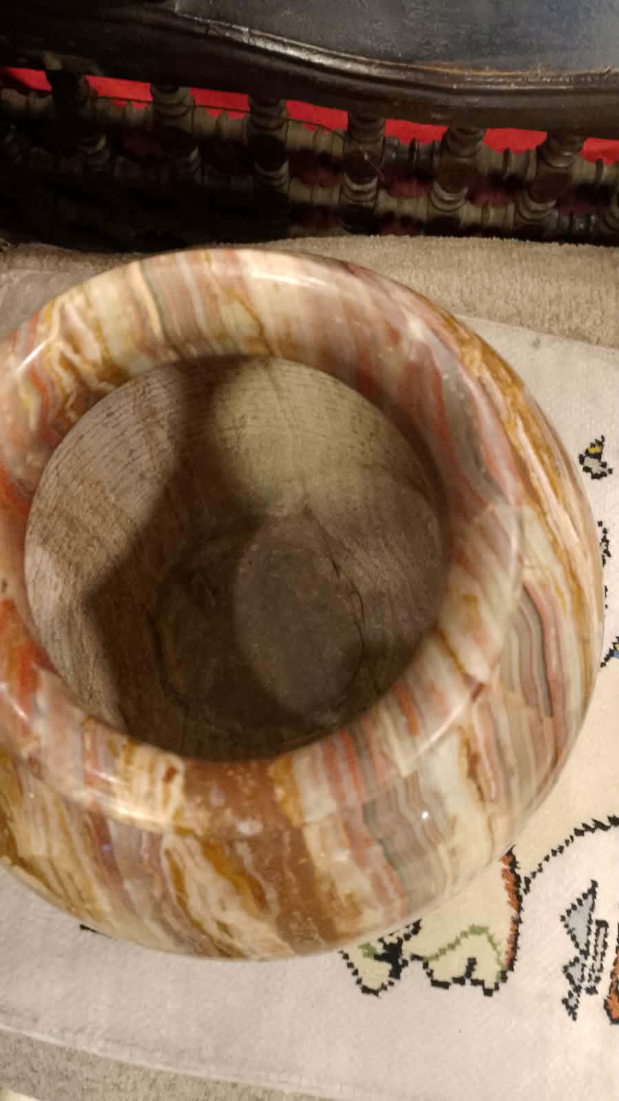 The Heritage Amber Alabaster Urn Vase | Hand-Carved Masterpiece