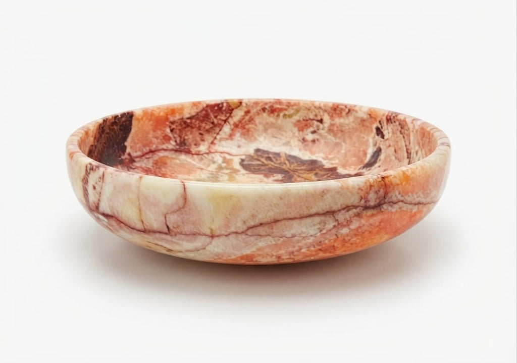 The Heritage Amber Alabaster Urn Vase