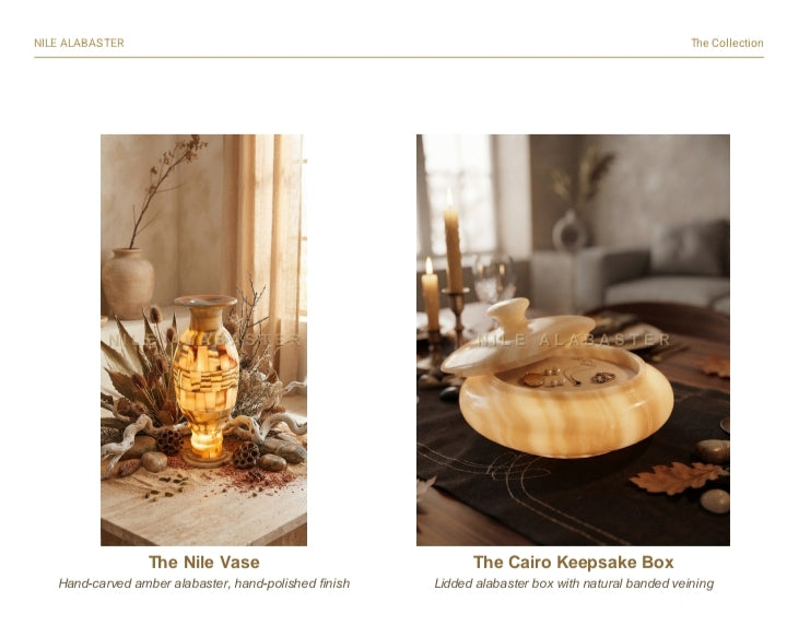 LUXURIOUS EGYPTIAN ONYX JEWELRY BOX